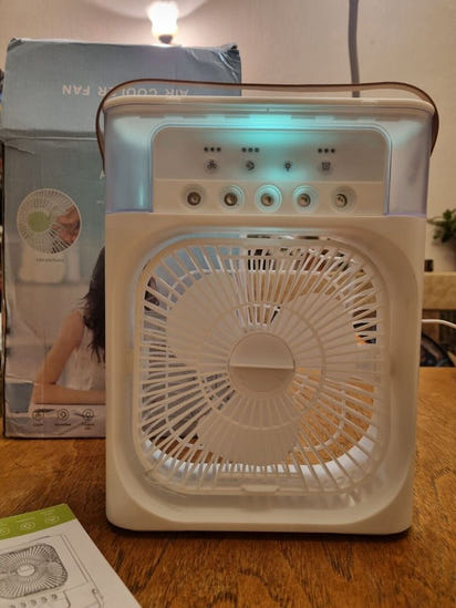 3-in-1 Mini Air Cooler & LED Night Light